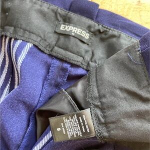 Express Blue and Black Skirt
